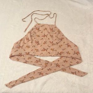 American Eagle Tie Back Crop Top